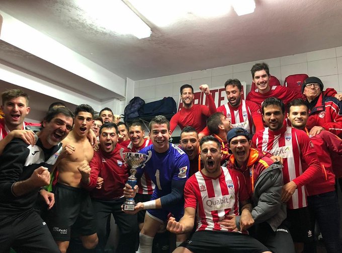 CE Mercadal players celebrate 2019 Menorca Regional Cup win